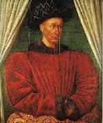 Jean Fouquet Charles VII of France USA oil painting artist